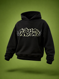 Hoodie C420 Negro Graffiti